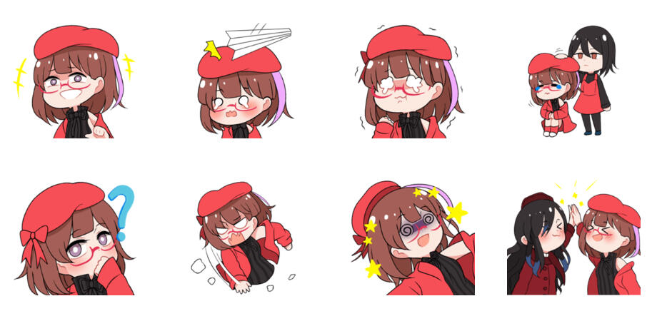 Line Sticker By Yuchi