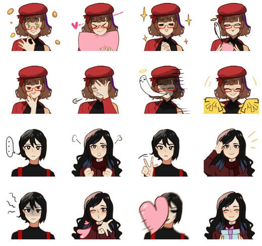 Line Sticker By El Baraa